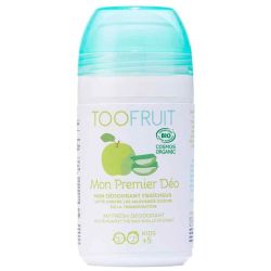 Toofruit Mon Premier Déo Roll-on - 50ml - Pomme-Aloe Vera - Sans alcool ni sels d'aluminium