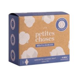 Les Petites Choses Serviette Lavable Nuit Coton Bio