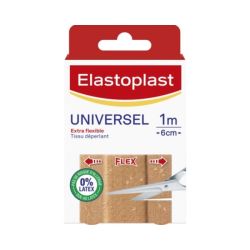 Elastoplast Pansement Universel Tissu 10 Bandes à découper - 10 x 6 cm