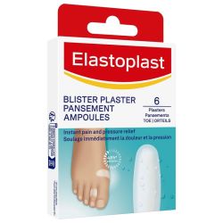 Elastoplast Pansements Ampoules Petite Taille - 6 pansements - Soulage la douleur et accélère la cicatrisation