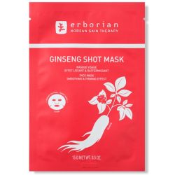 Erborian Ginseng Shot Mask - 1 unité - Lisse, raffermit et repulpe la peau instantanément