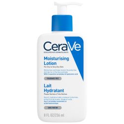 CeraVe Lait Hydratant Visage et Corps 236ml – Peaux Seches a Tres Seches