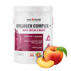 Eric Favre Collagen Complex+ - Saveur Pêche - Mobilité, Peau & Cartilage - 300g