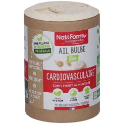 Nat & Form Ail Bulbe Bio - 200 gélules - Soutient la santé cardiovasculaire et favorise la circulation