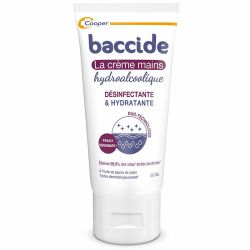 Baccide Crème Mains Hydroalcoolique - Hydratante & Désinfectante - 50ml