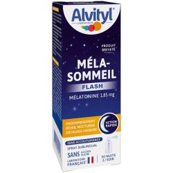 Alvityl Mela-Sommeil Flash Spray 20ml - Réveil nocturne, endormissement, décalage horaire