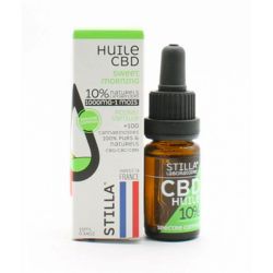 Stilla Huile CBD 10% 1000 mg - Poire-Vanille - Apporte Calme et Sérénité - Flacon de 10 ml