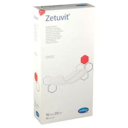 Hartmann Zetuvit Pansement Absorbant - 10cm x 20cm - Absorbe et Protège - 10 pansements