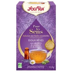 Yogi Tea Infusion Doux Rêves aux Huiles Essentielles Bio - 20 Sachets