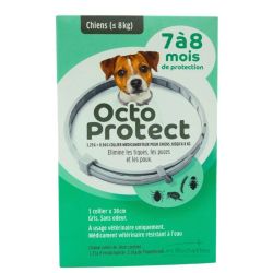 Elanco Octoprotect Collier Médicamenteux 38cm - protection antiparasitaire 8 mois pour petit chien