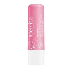 Melvita Baume à Lèvres Hydratant Rose Pulp 4,5 g - Soin hydratant et repulpant des lèvres
