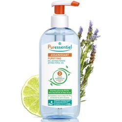 Puressentiel Gel Antibactérien aux 3 Huiles Essentielles 250 ml – Désinfection et hydratation immédiate