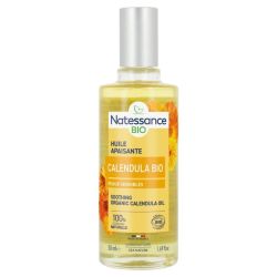 Natessance Huile au Calendula BIO Flacon de 50ml - Soin apaisant et adoucissant pour peaux sensibles