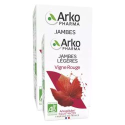 Arkopharma Arkogélules Vigne Rouge Bio - 150 Gélules + 45 Gélules Offertes - Circulation & Jambes Légères