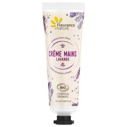 Fleurance Nature Crème Mains Bio - Parfum : Lavande - Mains Douces et Hydratées - 30ml