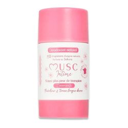 Musc Intime Déodorant Naturel - Déodorant Solide - Parfum Sakura - 50 g