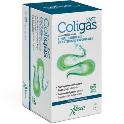 Aboca Tisane Coligas Fast - 20 sachets - Action rapide contre les ballonnements et les tensions abdominales