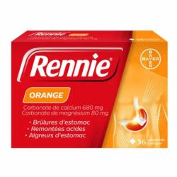 Rennie orange 36 comprimés