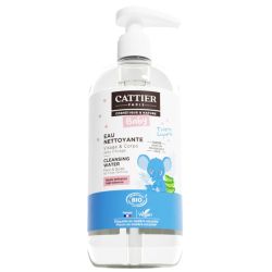 Cattier Baby Eau Nettoyante Bio 500ml – Propreté et douceur
