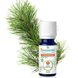 Puressentiel Huile Essentielle Pin Sylvestre Bio 5 ml – Libère les voies respiratoires, dynamise l'organisme et purifie l'air