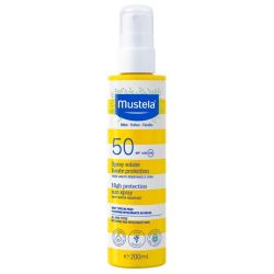 Mustela Spray Solaire Haute Protection Bébé-Enfant-Famille SPF50 - 200 ml - Dès la naissance