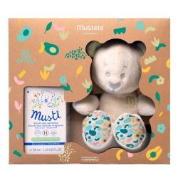 Mustela Coffret Musti Eau de Soin Parfumée 50ml + Peluche Ourson