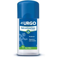 URGO Soin Antiseptique Chlorhexidine - Nettoie & Désinfecte - Spray de 100ml