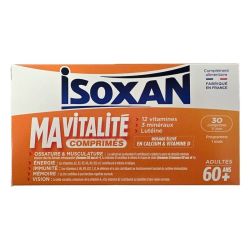 Isoxan Ma Vitalité Adultes + 60 Ans - 30 Comprimés