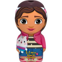 Ageti Gabby's Dollhouse Gel Douche Shampooing - 400 ml - Douche Ludique pour Enfants