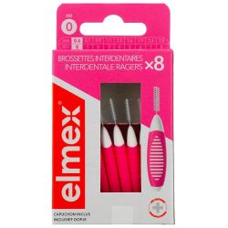 Elmex Brossettes interdentaires - Taille 0 - 0.6mm - Prévient les Caries -  8 unités