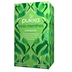 Pukka Tisane Ayurvédique Trois Menthes 20 sachets