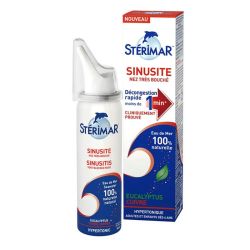 Stérimar Sinusite Nez Très Bouché - 50 ml - Spray Nez à l’Eucalyptus