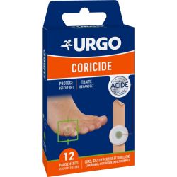 Urgo Coricide - 12 Pansements - Traitement des Cors, Œils de Perdrix et Durillons