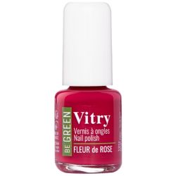 Vitry Be Green Vernis à Ongles - 6 ml - Couleur : Fleur de Rose - Vernis vegan, naturel et innovant