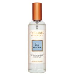 Collines de Provence Parfum d'Intérieur Coton Blanc 100ml – Senteur fraîche et poudrée