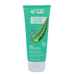 MKL Gel Réparateur Aloe Vera 200 ml - Apaise, répare et hydrate la peau