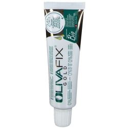 OlivaFix Gold Crème Adhésive Dentaire Organique 40g – Tenue et confort
