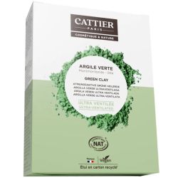Cattier Argile Verte Ultra-Ventilée Bio 250g – Pureté et finesse absolue