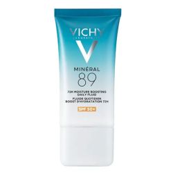 Vichy Minéral 89 - Fluide Quotidien Boost d'Hydratation Pendant 72h SPF50+ - 50 ml