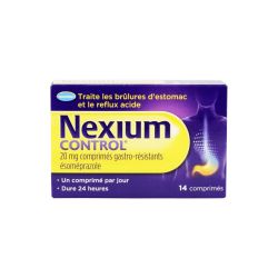 Nexium Control 14 comprimés - Ésoméprazole 20 mg