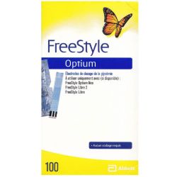 Abbott Freestyle Optium - 100 bandelettes