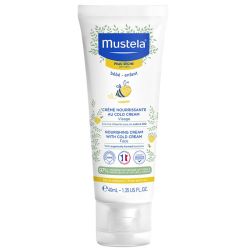 Mustela Bébé & Enfant Crème Nourrissante au Cold Cream Peau Sèche - 40 ml - Protection et confort