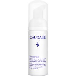 Caudalie Vinoperfect Mousse Micro-Peeling Éclat - 50 ml - Nettoyage doux pour un teint plus uniforme