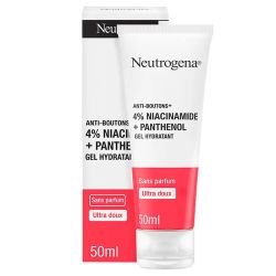 Neutrogena Anti-Bouton + Gel Hydratant Niacinamide Panthénol - Hydrate & Apaise - 50ml