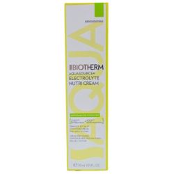 Biotherm Aquasource+ Electrolyte Nutri Cream 30 ml - Crème Hydratante 72H Visage, Yeux et Lèvres