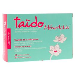 Taïdo MénoActiv - Troubles de la Ménopause - 60 Gélules Végétales