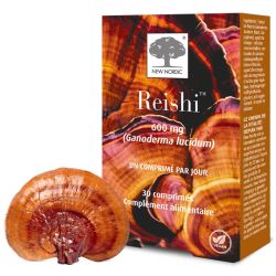 New Nordic Reishi 600 mg 30 Comprimés – Immunité et vitalité