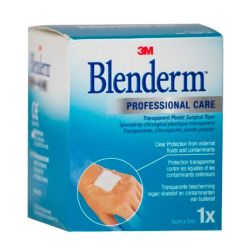 3M Blenderm Sparadrap Occlusif - 50 mm x 5m - Idéal pour les Peaux Sensibles - 1 Rouleau