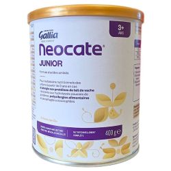 Gallia Neocate Junior 3+ ans - Arôme vanille - 400g - Allergie aux protéines de lait de vache ou polyallergies alimentaires