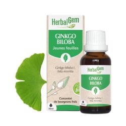 Herbalgem Concentré de Bourgeon Ginkgo Biloba Bio - 30ml